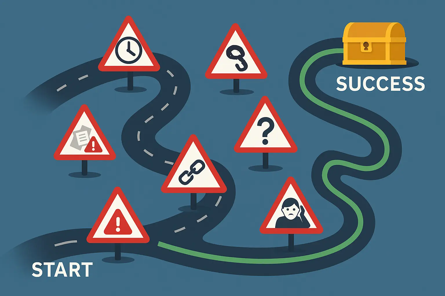 Infographic showing 6 common duty drawback mistakes to avoid: missing documentation, missed deadlines, incorrect HTS classification, poor import-export matching, eligibility confusion, and lack of expertise, with solutions for each error