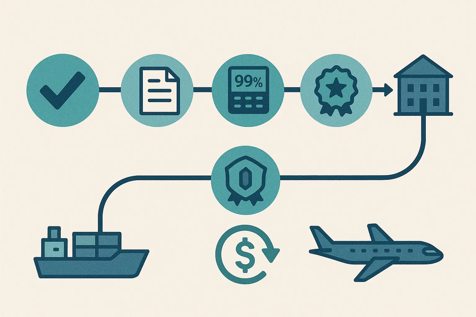 Infographic showing how tariffs impact stock market volatility and consumer behavior across sectors including automotive, technology, retail, and agriculture with price charts and purchasing pattern changes